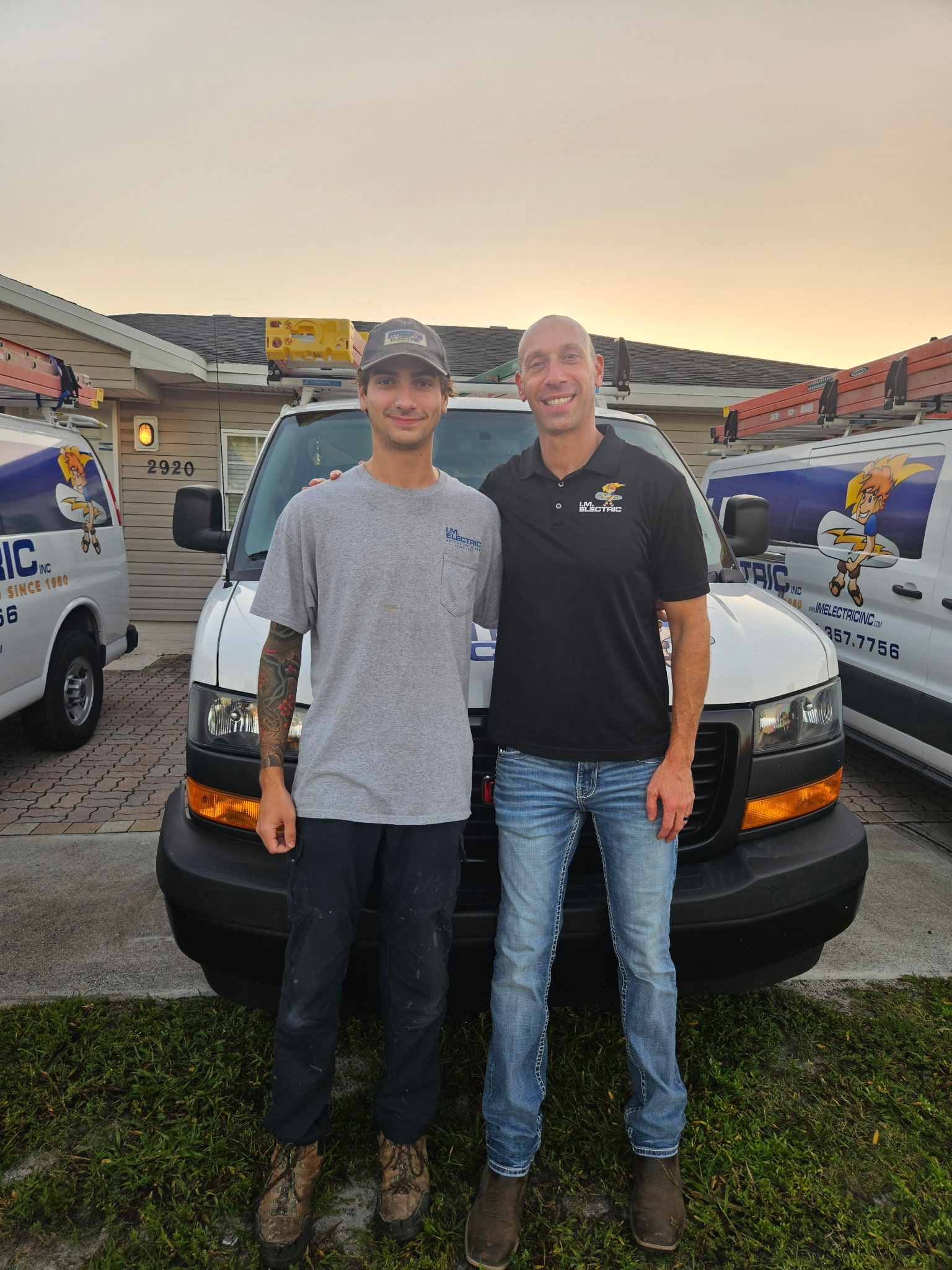 Owner Greg Mandor with his son Jordan.